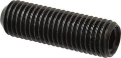 Made in USA - 5/16-24 UNF, 1" Length Under Head, Cup Point Set Screw - Grade 8 Alloy Steel, 5/32" Key - Eagle Tool & Supply