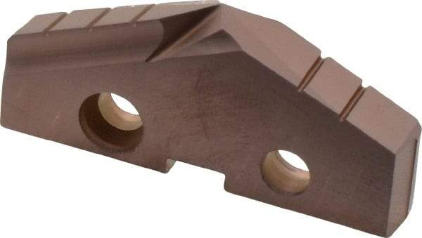 Allied Machine and Engineering - 1-23/32" Diam x 1/4" Thick, Seat Code 3, 132° Included Angle Spade Drill Insert - AM200 Coated, Cobalt, Grade Super Cobalt, Series GEN2 T-A - Eagle Tool & Supply