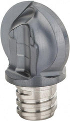 Iscar - MM HBR Grade IC908 Carbide Ball Nose Milling Tip Insert - TiAlN Finish, 2 Flutes, 5/8" Cutting Diam, 0.606" Extension - Eagle Tool & Supply