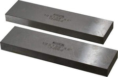 SPI - 6" Long x 1-5/8" High x 1/2" Thick, Steel Parallel - 0.0003" & 0.002" Parallelism, Sold as Matched Pair - Eagle Tool & Supply