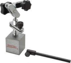 SPI - 50 Lb Magnetic Force, Fine Adjustment Indicator Positioner & Holder with Base - Post (Ball & Socket), Rectangular Base, 1-1/4" Base Height, 1-1/4" Base Length, 1-1/4" Base Width - Eagle Tool & Supply