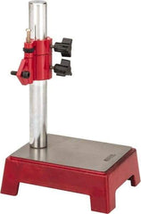 SPI - Cast Iron (Base), Rectangular Base, Comparator Gage Stand - 8" High, 5-1/2" Base Length x 4-11/32" Base Width x 2" Base Height, Includes Holder - Eagle Tool & Supply