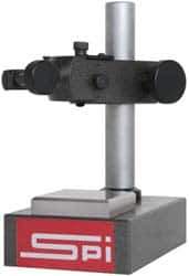SPI - Cast Iron (Base), Rectangular Base, Comparator Gage Stand - 8" High, 6" Base Length x 3-7/8" Base Width x 2" Base Height, Includes Holder - Eagle Tool & Supply