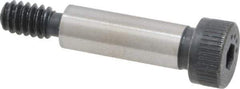 Made in USA - 1/4" Shoulder Diam x 3/4" Shoulder Length, #10-24 UNC, Hex Socket Shoulder Screw - 8 Alloy Steel, 0.357 to 3/8" Head Diam - Eagle Tool & Supply