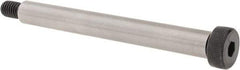 Made in USA - 1/2" Shoulder Diam x 4-1/2" Shoulder Length, 3/8-16 UNC, Hex Socket Shoulder Screw - 8 Alloy Steel, 0.729 to 3/4" Head Diam - Eagle Tool & Supply