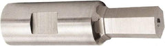 Hassay-Savage - 3/16" Hexagon Rotary Broach - 9/32" Depth of Cut, 1/2" Shank - Eagle Tool & Supply