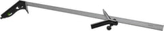 SPI - 3 Piece, 24" Combination Square Set - 1/16, 1/32, 1/64 & 1/8" (4R) Graduation, Hardened Steel Blade, Cast Iron Center & Square Head - Eagle Tool & Supply