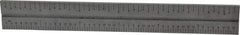 SPI - 6 Inch Long Blade, 4R Graduation Combination Square Blade - Baked Enamel Coated, 1/64, 1/32 1/16 and 1/8 Inch Graduation - Eagle Tool & Supply