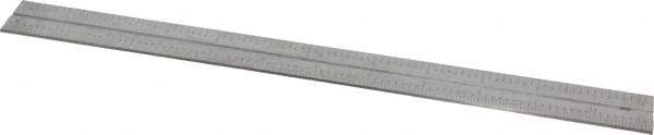 SPI - 12 Inch Long Blade, 4R Graduation Combination Square Blade - Baked Enamel Coated, 1/64, 1/32 1/16 and 1/8 Inch Graduation - Eagle Tool & Supply