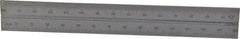 SPI - 6 Inch Long Blade, English and Metric Graduation Combination Square Blade - Baked Enamel Coated, 1/64 and 1/32 Inch Graduation, 0.5 and 1mm Graduation - Eagle Tool & Supply