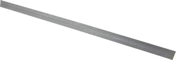 SPI - 24 Inch Long Blade, 4R Graduation Combination Square Blade - Baked Enamel Coated, 1/64, 1/32 1/16 and 1/8 Inch Graduation - Eagle Tool & Supply