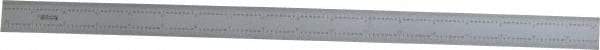 SPI - 18 Inch Long Blade, English and Metric Graduation Combination Square Blade - Baked Enamel Coated, 1/64 and 1/32 Inch Graduation, 0.5 and 1mm Graduation - Eagle Tool & Supply