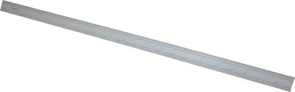 SPI - 24 Inch Long Blade, English and Metric Graduation Combination Square Blade - Baked Enamel Coated, 1/64 and 1/32 Inch Graduation, 0.5 and 1mm Graduation - Eagle Tool & Supply