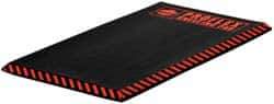 Ergodyne - Dry/Wet Environment, Anti-Fatigue Kneeling Matting - Black with Orange Borders, Nitrile Blend with Nitrile Blend Base, Beveled on 4 Sides - Eagle Tool & Supply