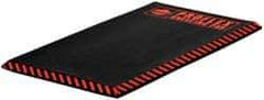Ergodyne - Dry/Wet Environment, Anti-Fatigue Kneeling Matting - Black with Orange Borders, Nitrile Blend with Nitrile Blend Base, Beveled on 4 Sides - Eagle Tool & Supply