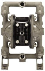 ARO/Ingersoll-Rand - 1/2" NPT, Metallic, Air Operated Diaphragm Pump - Nitrile Diaphragm, Aluminum Housing - Eagle Tool & Supply