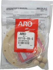 ARO/Ingersoll-Rand - Santoprene Fluid Section Repair Kit - For Use with Diaphragm Pumps - Eagle Tool & Supply