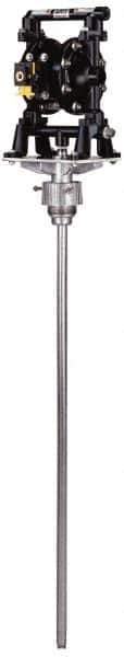 ARO/Ingersoll-Rand - 11 GPM, 25 to 100 Working psi, Air Motor Driven Drum Pump - 1/4 NPTF Air Inlet, 1/2 NPT Fluid Inlet, 1/2 NPTF Fluid Outlet, 1:1 Pump Ratio - Eagle Tool & Supply