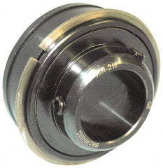 Browning - 1-11/16" ID x 3.3465" OD, 7,901 Lb Dynamic Capacity, ER Style Insert Bearing - 52100 Steel Insert, 1-3/32" Race Width, 5,139 Lb Static Capacity - Eagle Tool & Supply