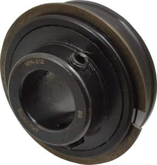 Browning - 3/4" ID x 1.8504" OD, 2,611 Lb Dynamic Capacity, ER Style Insert Bearing - 52100 Steel Insert, 5/8" Race Width, 1,444 Lb Static Capacity - Eagle Tool & Supply