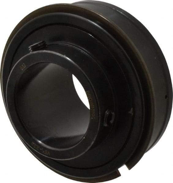Browning - 1-7/16" ID x 2.8346" OD, 5,782 Lb Dynamic Capacity, ER Style Insert Bearing - 52100 Steel Insert, 15/16" Race Width, 3,493 Lb Static Capacity - Eagle Tool & Supply
