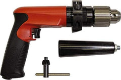 Sioux Tools - 1/2" Keyed Chuck - Pistol Grip Handle, 700 RPM, 14.16 LPS, 30 CFM, 1 hp - Eagle Tool & Supply