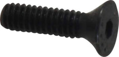Made in USA - #5-40 UNC Hex Socket Drive, 82° Flat Screw - Alloy Steel, Black Oxide Finish, Fully Threaded, 1/2" OAL - Eagle Tool & Supply
