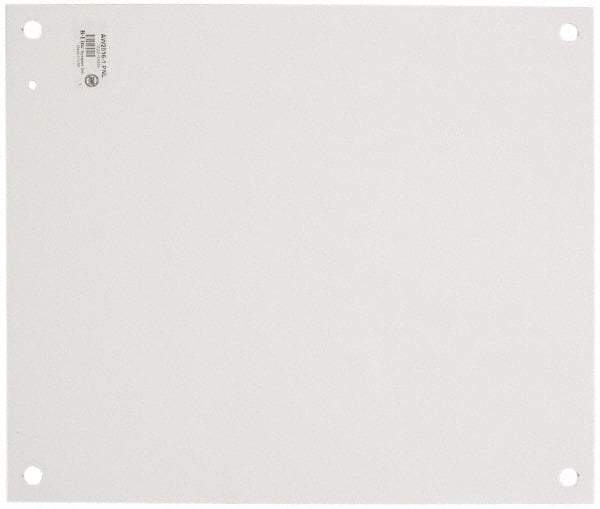 Cooper B-Line - 22-1/2" OAW x 32" OAH Powder Coat Finish Electrical Enclosure Nonperforated Panel - 36" x 24" Box, 14 Gauge Steel, Use with 36246-1/36248-1 - Eagle Tool & Supply