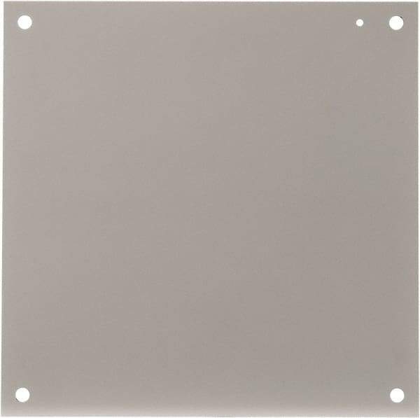 Cooper B-Line - 17" OAW x 17" OAH Powder Coat Finish Electrical Enclosure Nonperforated Panel - 20" x 20" Box, 12 Gauge Steel, Use with 202010-12/20206-12/20208-12 - Eagle Tool & Supply