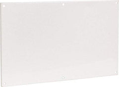 Cooper B-Line - 20-7/8" OAW x 32-7/8" OAH Powder Coat Finish Electrical Enclosure Flanged Panel - 36" x 24" Box, 12 Gauge Steel, Use with 362410-12/362412-12/36246-12/36248-12 - Eagle Tool & Supply