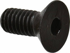 Made in USA - 5/16-18 UNC Hex Socket Drive, 82° Flat Screw - Alloy Steel, Black Oxide Finish, Fully Threaded, 3/4" OAL - Eagle Tool & Supply