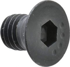 Made in USA - 1/2-13 UNC Hex Socket Drive, 82° Flat Screw - Alloy Steel, Black Oxide Finish, Fully Threaded, 3/4" OAL - Eagle Tool & Supply