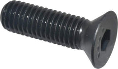 Made in USA - 1/2-13 UNC Hex Socket Drive, 82° Flat Screw - Alloy Steel, Black Oxide Finish, Fully Threaded, 1-3/4" OAL - Eagle Tool & Supply