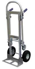 Vestil - 52" OAH Hand Truck - Dual Grip/Loop Handle, Aluminum - Eagle Tool & Supply
