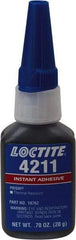 Loctite - 20 Gal Bottle Black Instant Adhesive - 24 hr Full Cure Time - Eagle Tool & Supply