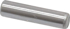 Made in USA - 3/16" Diam x 3/4" Pin Length Grade 8 Alloy Steel Standard Dowel Pin - Bright Finish, C 47-58 & C 60 (Surface) Hardness, 4,150 Lb (Single Shear), 8,300 Lb (Double Shear) Breaking Strength, 1 Beveled & 1 Rounded End - Eagle Tool & Supply