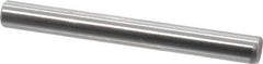 Made in USA - 3/16" Diam x 1-3/4" Pin Length Grade 8 Alloy Steel Standard Dowel Pin - Bright Finish, C 47-58 & C 60 (Surface) Hardness, 4,150 Lb (Single Shear), 8,300 Lb (Double Shear) Breaking Strength, 1 Beveled & 1 Rounded End - Eagle Tool & Supply