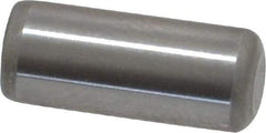 Made in USA - 5/16" Diam x 3/4" Pin Length Grade 8 Alloy Steel Standard Dowel Pin - Bright Finish, C 47-58 & C 60 (Surface) Hardness, 11,500 Lb (Single Shear), 23,000 Lb (Double Shear) Breaking Strength, 1 Beveled & 1 Rounded End - Eagle Tool & Supply