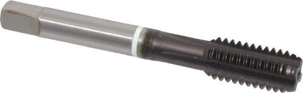 Guhring - 7/16-14 UNC 2B 4 Flute FIREX Finish Cobalt Straight Flute Machine Tap - Modified Bottoming, Right Hand Thread, 3-5/32" OAL, Oversize - Eagle Tool & Supply
