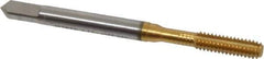 Guhring - #8-32 UNC 2BX Modified Bottoming Thread Forming Tap - Cobalt, TiN Finish, 2-1/8" OAL, 0.315" Thread Length, Right Hand Thread, Series 3940 - Eagle Tool & Supply