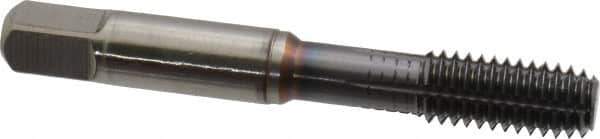 Guhring - 3/8-16 UNC 2BX H8/H9 Thread Limit Modified Bottoming Thread Forming Tap - Cobalt, TiCN Finish, 2.941" OAL, 0.63" Thread Length, Right Hand Thread, Series 3943 - Eagle Tool & Supply