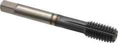 Guhring - 7/16-14 UNC 2BX H9/H10 Thread Limit Modified Bottoming Thread Forming Tap - Cobalt, TiCN Finish, 3.157" OAL, 0.709" Thread Length, Right Hand Thread, Series 3943 - Eagle Tool & Supply