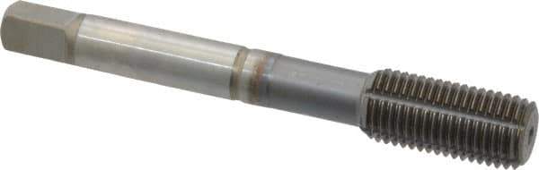 Guhring - 7/16-20 UNF 2BX H8/H9 Thread Limit Modified Bottoming Thread Forming Tap - Cobalt, TiCN Finish, 3.157" OAL, 0.512" Thread Length, Right Hand Thread, Series 3944 - Eagle Tool & Supply