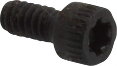 Camcar - #4-40 UNC Torx Plus Drive, Socket Cap Screw - Alloy Steel, Black Oxide Finish, Fully Threaded, 1/4" Length Under Head - Eagle Tool & Supply