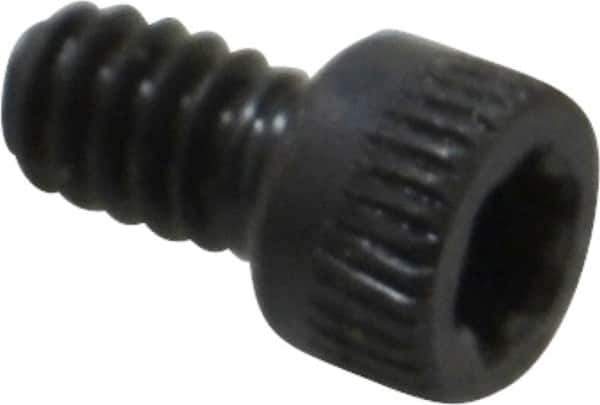 Camcar - #6-32 UNC Torx Plus Drive, Socket Cap Screw - Alloy Steel, Black Oxide Finish, Fully Threaded, 1/4" Length Under Head - Eagle Tool & Supply