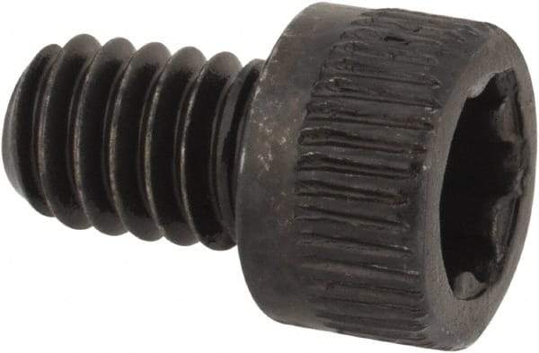 Camcar - #8-32 UNC Torx Plus Drive, Socket Cap Screw - Alloy Steel, Black Oxide Finish, Fully Threaded, 1/4" Length Under Head - Eagle Tool & Supply