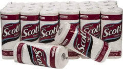 Scott - Perforated Roll of 1 Ply White Paper Towels - 11" Wide - Eagle Tool & Supply