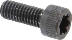 Camcar - #10-32 UNF Torx Plus Drive, Socket Cap Screw - Alloy Steel, Black Oxide Finish, Fully Threaded, 1/2" Length Under Head - Eagle Tool & Supply