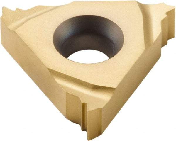 Seco - 16ER External Right Hand 11 Whitworth Laydown Threading Insert - Grade CP200, TiAlN/TiN Coated Carbide, 9.53mm Inscribed Circle - Eagle Tool & Supply