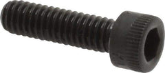 Made in USA - #8-32 UNC Hex Socket Drive, Socket Cap Screw - Alloy Steel, Black Oxide Finish, Fully Threaded, 5/8" Length Under Head - Eagle Tool & Supply